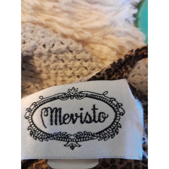 Vintage Mevisto Wrap Skirt With Cheetah Design Size 12. B48 - Picture 3 of 4